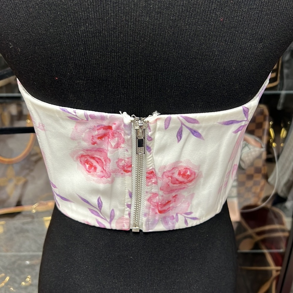 NWOT: White Fox Boutique Patience Corset Pastel Rose - Picture 7 of 7